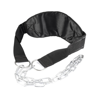 Thick Neoprene Weight Lifting Belt with Chain Dipping Belt For Pull Up Chin Up Kettlebell Barbell Fitness Bodybuilding Gym Belt